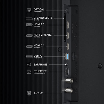 XIAOMI TV S Pro Mini LED 55, Smart TV, Dolby Vision, Dolby Atmos, QLED 4K, 144Hz, Google TV, HDR10+, Triple Tuner, DVB T2, MEMC, DTS-X, Harman AudioEFX, Prime Video, Google Assistant, AirPlay2